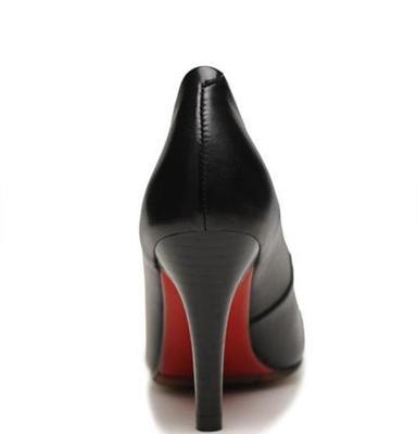 厂家批发2014年新款真皮中高跟浅口小圆头女单鞋 舒适气质工作鞋