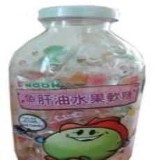 台湾进口休闲食品 台湾美食 宜农鱼肝油水果软糖 MM小孩超爱糖果