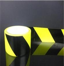 厂家供应警示标识胶带 贴地板斑马线胶带 黄黑警示警戒胶带现货
