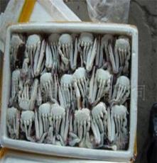 厂家直销蟹类冷冻粗加工水产品梭子蟹切蟹海鲜礼盒