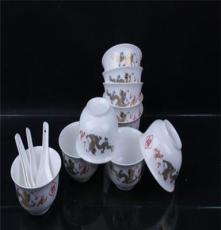 20头骨瓷餐具陶瓷碗/汤匙中国年 厂家直销礼盒包装可定制促销礼品