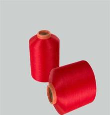 厂家订做 包覆纱 空气包纱 氨纶纤维锦纶 红色 价格详谈