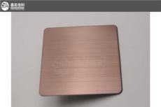 咖啡金不锈钢拉丝板丨304咖啡金色拉丝板丨真空电镀咖啡金色板