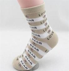 袜子系列 可爱字母袜子 新款女袜 家居女袜 优质低价批发