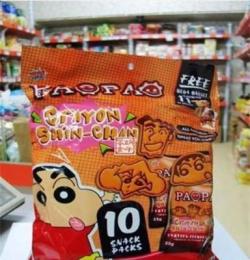 供应批发 马来西亚250克卡通饼（蜡笔小新） 进口休闲食品零食