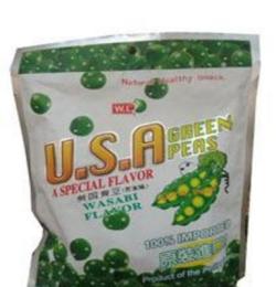 菲律宾W.L.美国青豆（芥末）120克*24/组 进口膨化食品批发
