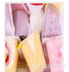 台湾零食 盛香珍优酪果园综合果冻布丁500克散装*12斤/箱