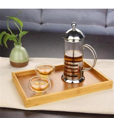 厂价直销 耐热玻璃泡茶壶 不锈钢过滤泡茶器 加大容量咖啡壶 混批