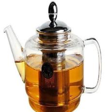 透明耐高温茶壶 不锈钢茶漏 玻璃茶壶玻璃泡茶壶茶壶 过滤香雅壶