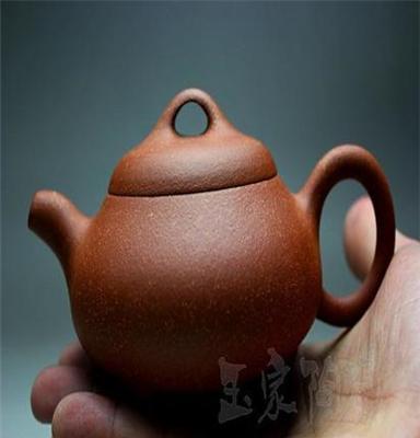 宜興紫砂壺廠(chǎng)家全手工紫砂茶壺批發(fā) 降坡泥石瓢壺 容量200毫升