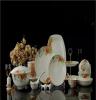 销售高档陶瓷餐具套装 青花瓷餐具 欧式陶瓷碗筷创意礼品餐具批发