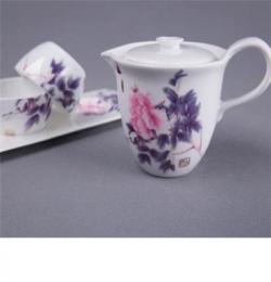 供應(yīng)高淳陶瓷咖啡具06玲瓏蝶舞春風(fēng)茶具陶瓷茶具