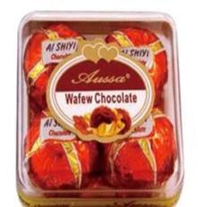 厂家生产批发4粒方型彩色巧克力礼品年货喜庆糖果休闲零食品