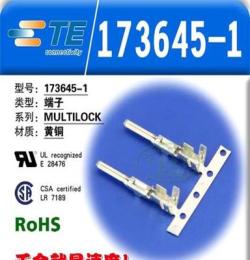 173645-1 插頭插座 AMP TE 美國泰科 原廠現(xiàn)貨 端子連接器 正品