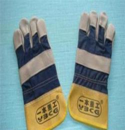 B1016一本重工电焊短皮手套，头层皮电焊防护手套，劳保用品