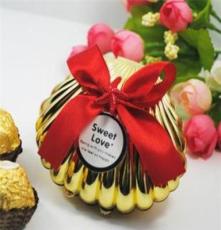 松露手工巧克力创意喜糖 贝壳喜糖盒 2颗装