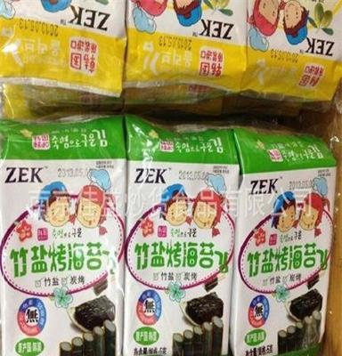 韩国进口 ZEK 海苔 一箱24包 15g/包