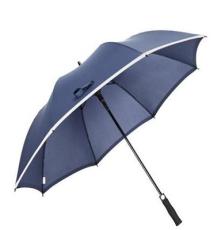 自动纤维高尔夫伞双层长柄直杆广告雨伞定制LOGO商务晴雨伞