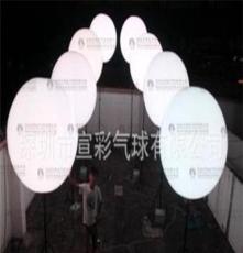 变色支架LED大气球 发光大气球 款式新颖 气球可以印刷LOGO