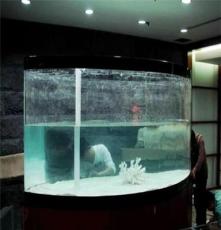 定制鱼缸水族器材观赏鱼缸大型海水鱼缸圆柱鱼缸梦阳水族鱼缸厂