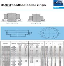 出售Dubo toothed collar M18/20型号1518000000