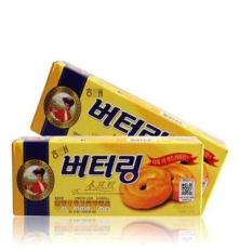 韩国食品批发 进口饼干 海太奶油曲奇薄饼 一箱24盒 80克