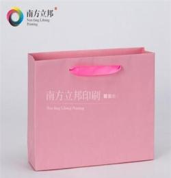 浙江厂家创意定做 秋季 优质粉红彩卡手提袋 2015年爆款纸袋