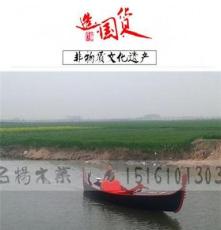 出售MY-026海南酒店游玩装饰贡多拉 情侣手划船游玩木船批发