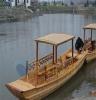 小木船休闲中式仿古单蓬旅游木船 厂家出售订做
