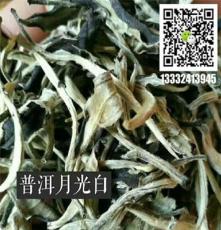 售云南普洱茶 2018年春月光白茶散料 景谷大白茶 生茶 批发