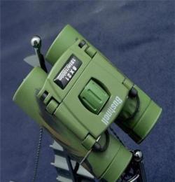 厂家直销新款8X21袖珍双筒迷彩望远镜 绿膜高清微光夜视望远镜