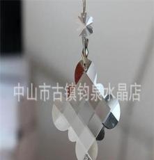 厂家直销50MM63MM76MM机磨水晶 中国结 水晶灯饰挂件 DIY珠帘挂件