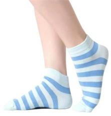 男女船袜 横条运动袜 全棉透气休闲袜子 专业运动袜休闲袜供应