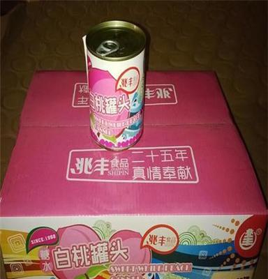 白桃罐头 兆丰食品 12*300g