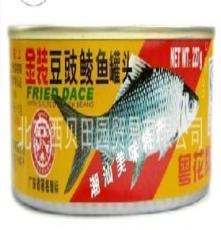 粤花牌 金装豆豉鲮鱼罐头227g 罐头鱼 罐头食品24罐每箱