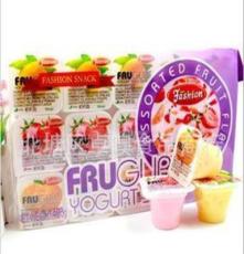 马来西亚进口FRUGURT PASSION优格优酪果味布丁果冻 整箱20板批发