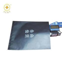 乌鲁木齐黑色导电袋 PE遮光塑料袋 防静电黑色PE袋硒鼓包装袋