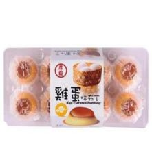 台湾原装进口厚毅鸡蛋布丁 双层布丁果冻280g 进口食品 15盒/箱
