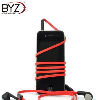 厂家直供 耳机批发 BYZ S600 智能面条耳机 BYZ手机耳机 耳麦