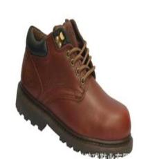 劳保鞋 防砸鞋 耐油鞋户外 深咖变色油皮高档安全防护工作鞋