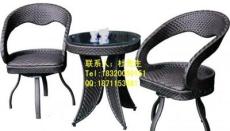 美式户外家具 别墅 阳台桌椅三件套 花园休闲桌椅 古铜色桌椅厂家促销-广州市新的