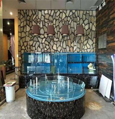 深圳酒店海鲜池制作，宝安不锈钢鱼缸制作，设计海鲜池效果图公司