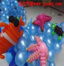 长沙钻王气球商场海洋主题气球布置
