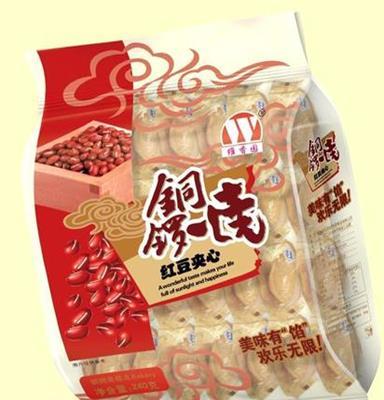 240g红豆味袋装铜锣烧 营养美味 休闲糕点