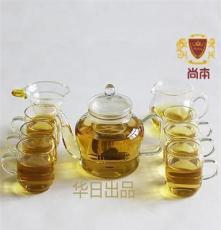 优质 正品尚本耐热玻璃茶具 茶壶茶海茶杯双层杯 茶具套装