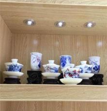 陶瓷茶具加字定制价格景德镇青花瓷茶具厂家