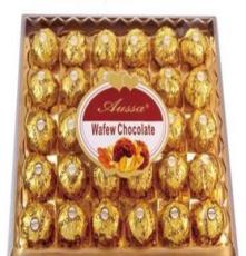 厂家生产批发30粒钻石方形巧克力礼品年货喜庆糖果休闲零食品