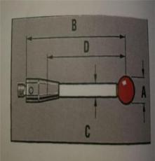雷尼绍测头红宝石球测针M2不锈钢测杆,A-5000-0036