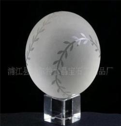 （批发）供应2012新颖水晶礼品 水晶球 水晶玻璃球 水晶高尔夫球