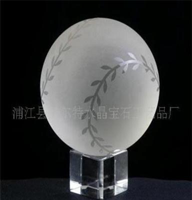 （批發）供應2012新穎水晶禮品 水晶球 水晶玻璃球 水晶高爾夫球